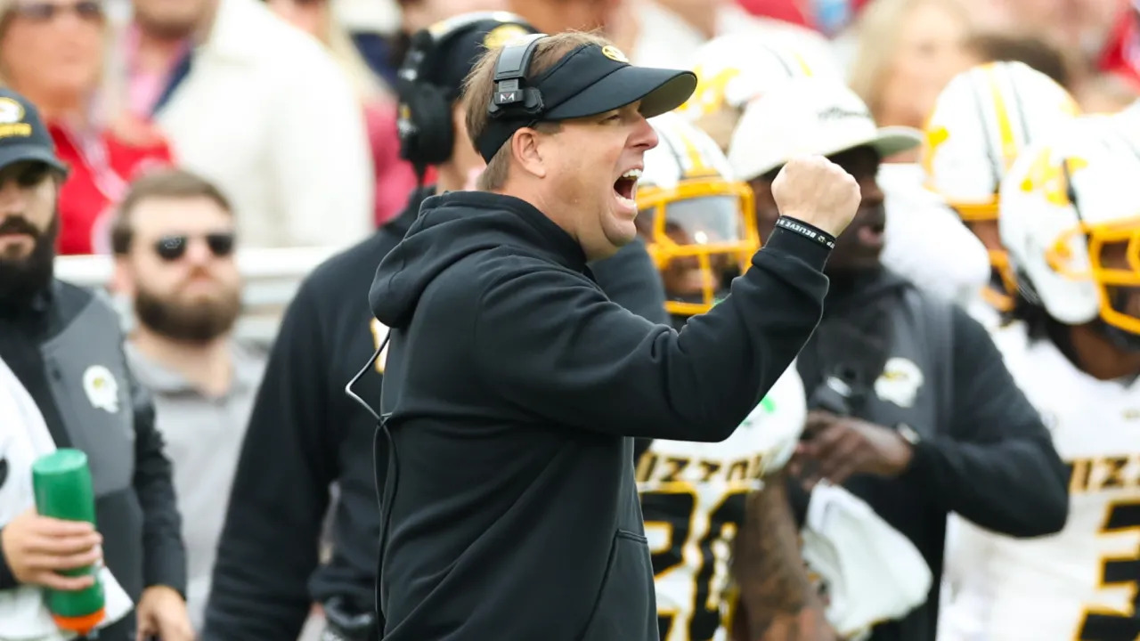 Missouri's Eli Drinkwitz blasts KU's Civil War-themed hype video after Border War win: 'We left Kansas bleeding again'
