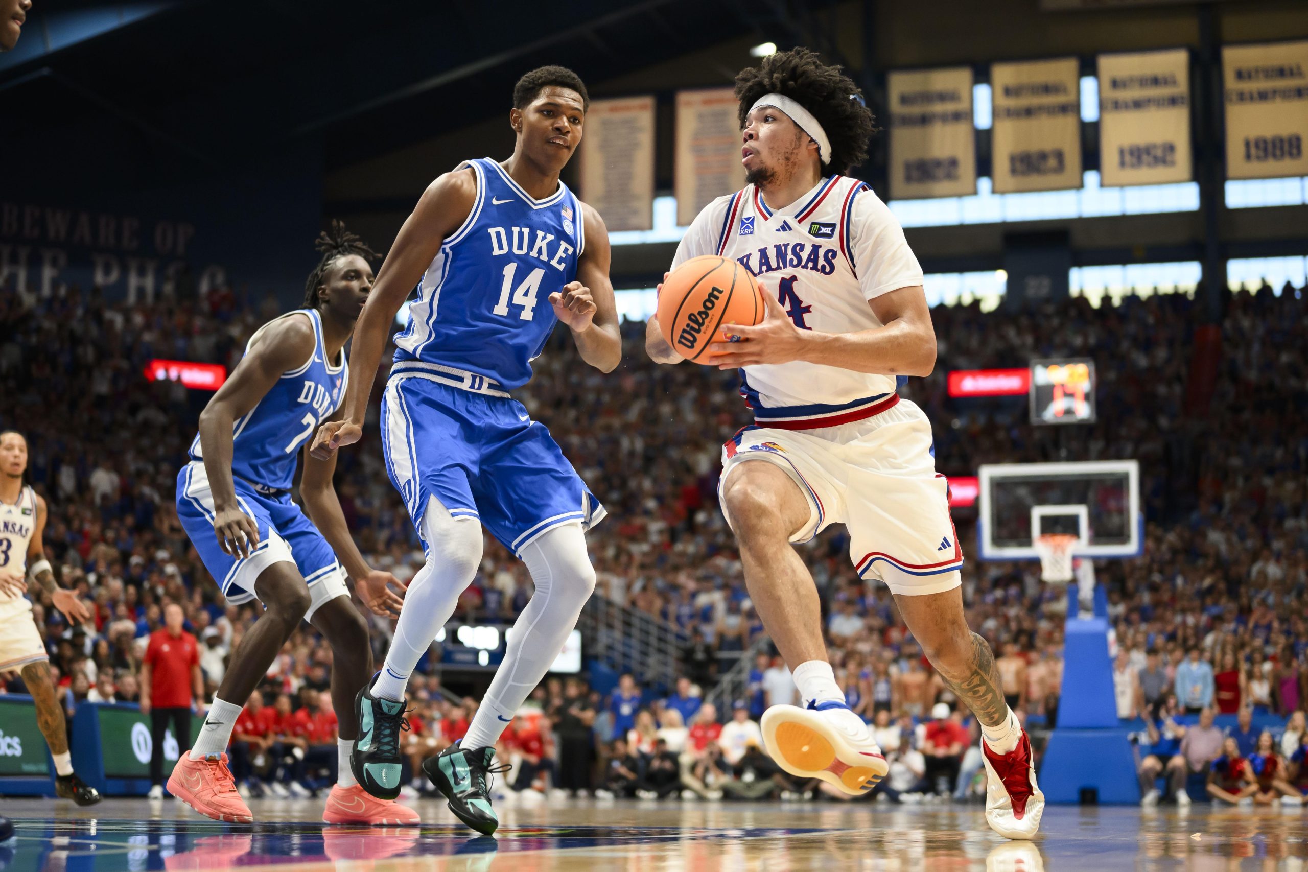 3 Things We Noticed After Kansas Exhibition Loss vs. Duke
