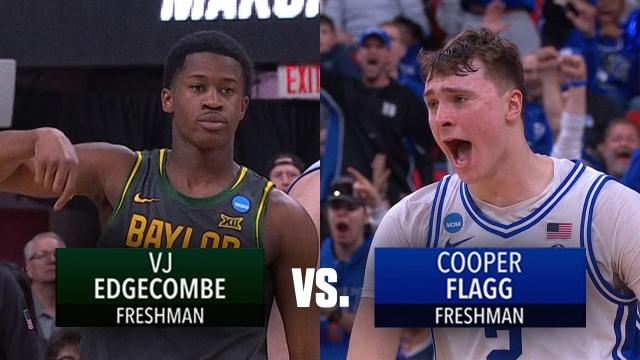 Cooper Flagg vs. VJ Edgecombe: 2025 March Madness matchup highlights