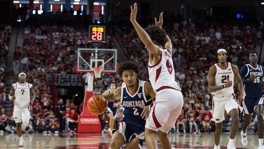 Davion Thompson's Gumption Paid Off For Arkansas In Win Over Gonzaga