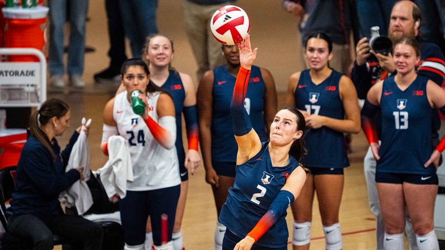 Illinois volleyball just sent a message with a 4-3 record against 7 straight ranked opponents